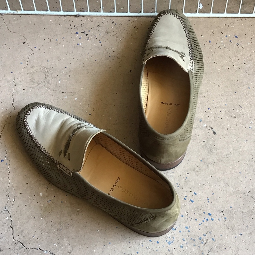 RIMMINI Two-Tone Leather Loafers by Nordstrom